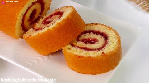 طرز تهیه کیک رول سوئیسی در ده دقیقه