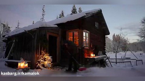 تبریک کریسمس از جنگلهای سوئد