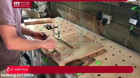 آموزش رزین اپوکسی چوب | آموزش ساخت میز رزینی ( میز کوچک )