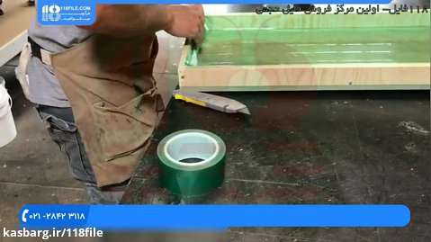 آموزش رزین اپوکسی چوب | آموزش ساخت میز با رزین ( ساخت میز بیضی شکل )