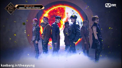 کاور اهنگ Monster اکسو توسط گروه The Boyz در برنامه ی Kingdom2021