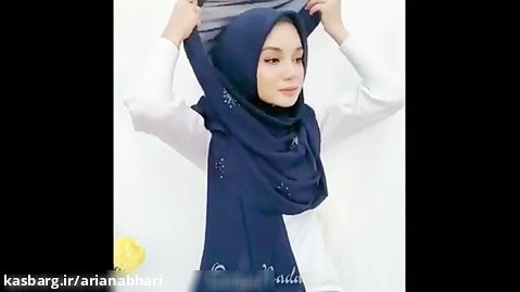 مدل جدید بستن روسری سبک لبنانی